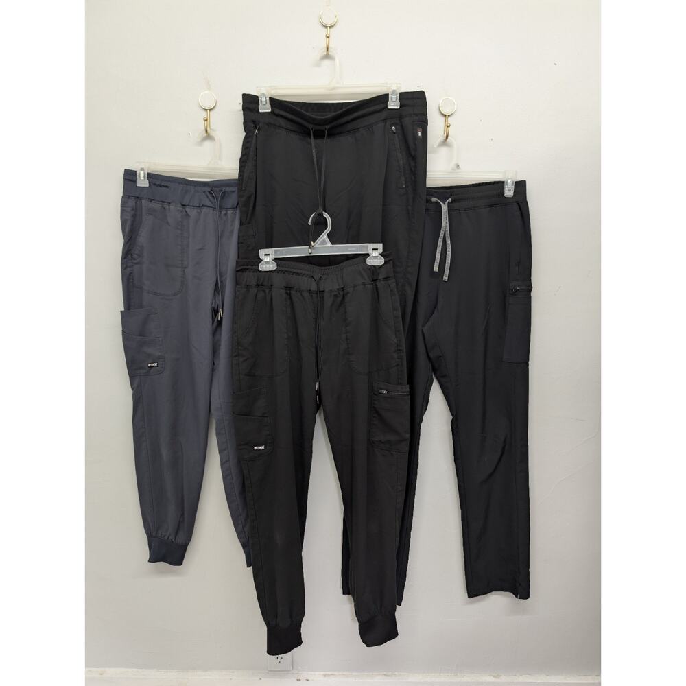 Lot Of 4 Grey's Anatomy Landau Scrub Jogger Pants Size Large Tall